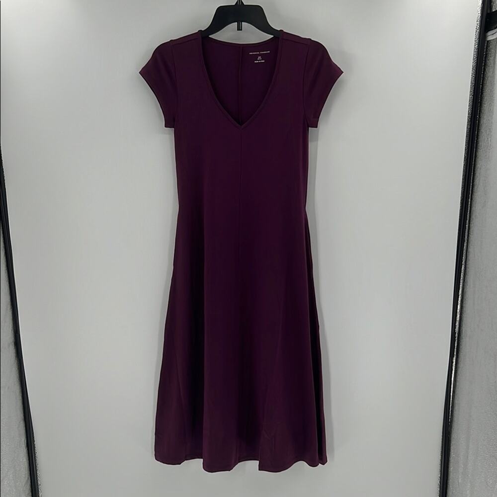 Universal Standard Women's V-neck Cap Sleeve Dress - Purple - 4XS - NWOT